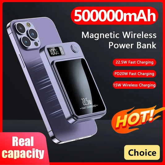 MagPower Max: banco de potência de carregamento rápido sem fio de 30000mAh
