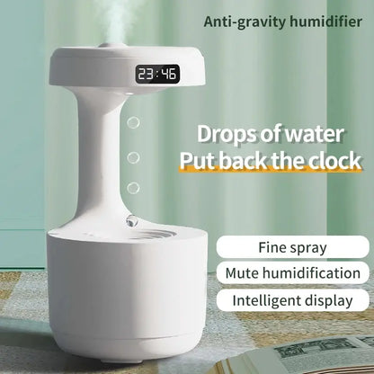 Anti-Gravity Water Droplet Humidifier with Night Light